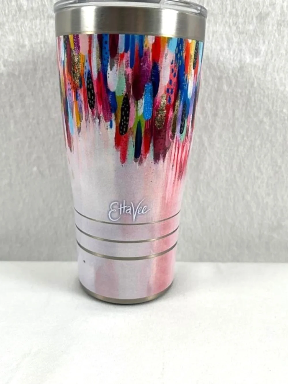 Tervis EttaVee Be Liquid Prism Abstract Stainless Steel Tumbler Triple Wall